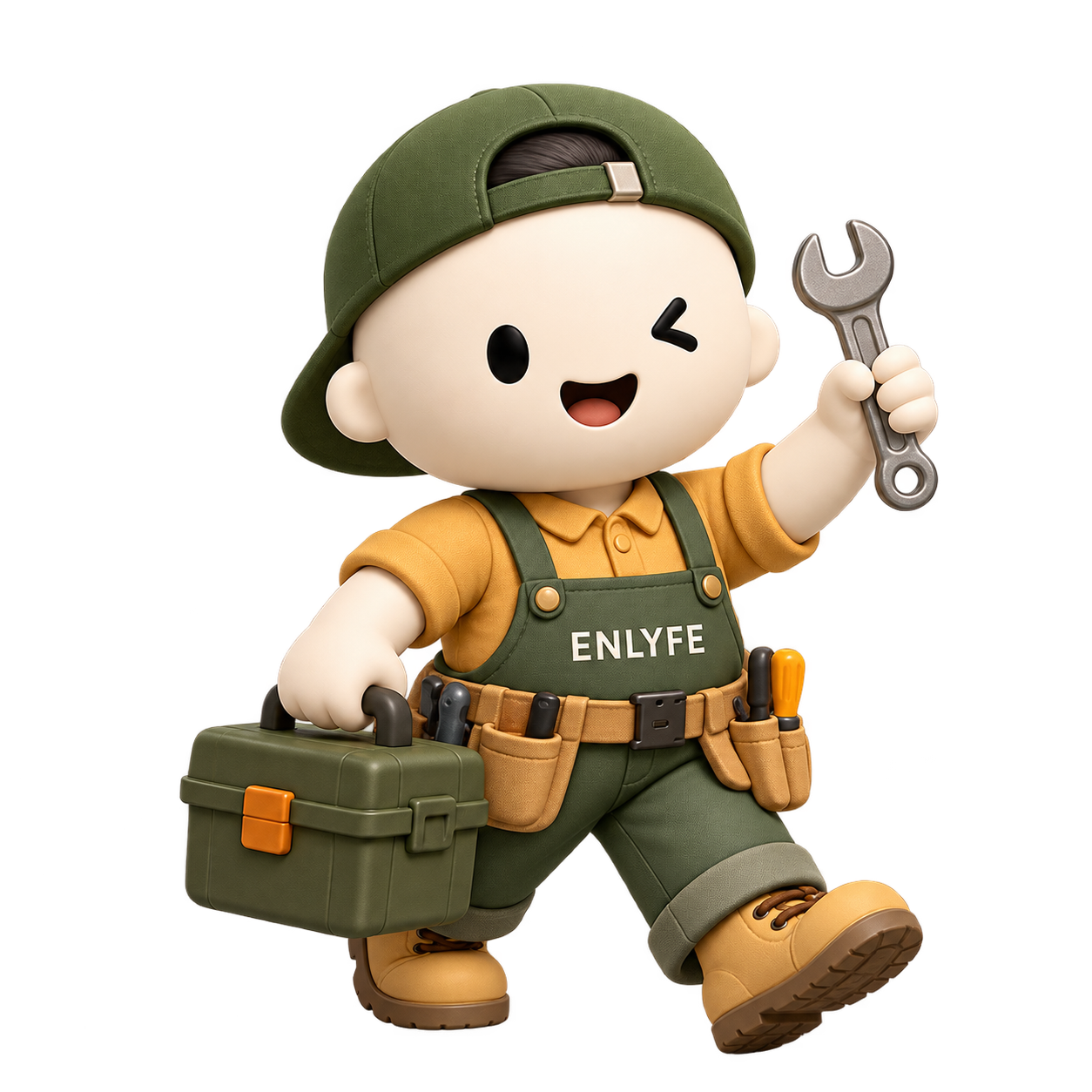 Maintenance Enlyfe mascot
